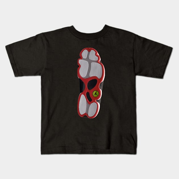 AJ 13 SOLES edition Kids T-Shirt by Buff Geeks Art